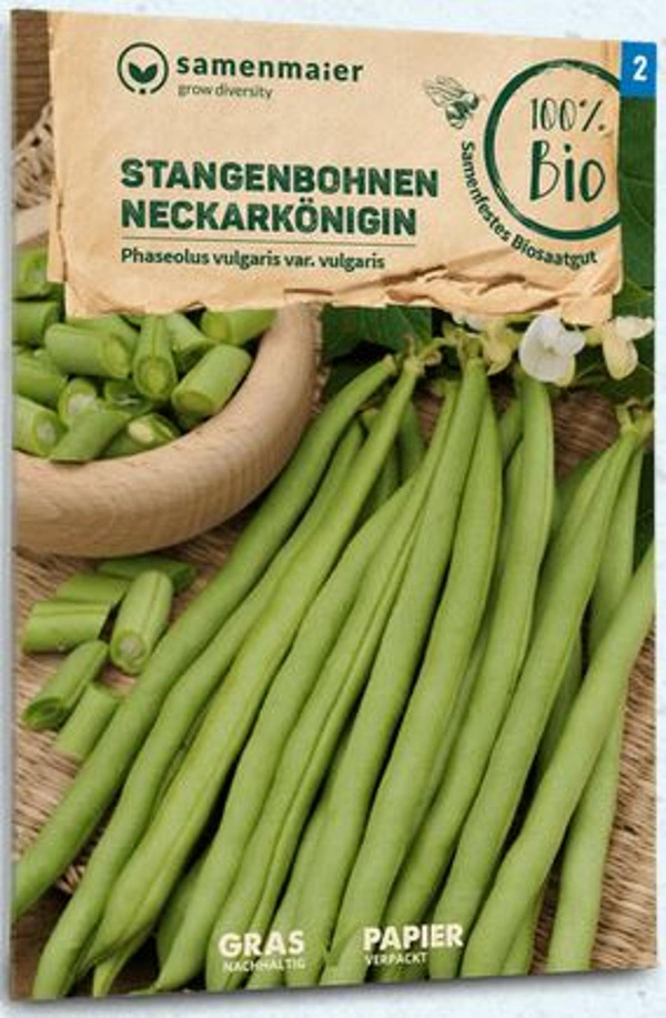 Produktfoto zu Saatgut Stangenbohnen Neckarkönigin