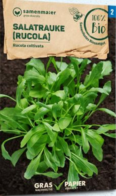Produktfoto zu Saatgut Salatrauke Rucola