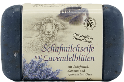 Produktfoto zu Schafmilchseife Lavendelblüten