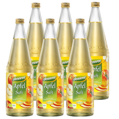 Produktfoto zu Apfelsaft klar Kasten