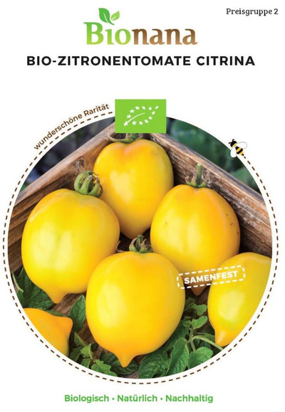 Produktfoto zu Saatgut Zitronentomate Citrina