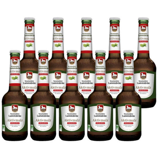 Produktfoto zu Lammsbräu Aktivmalz 10 x 0,33 l