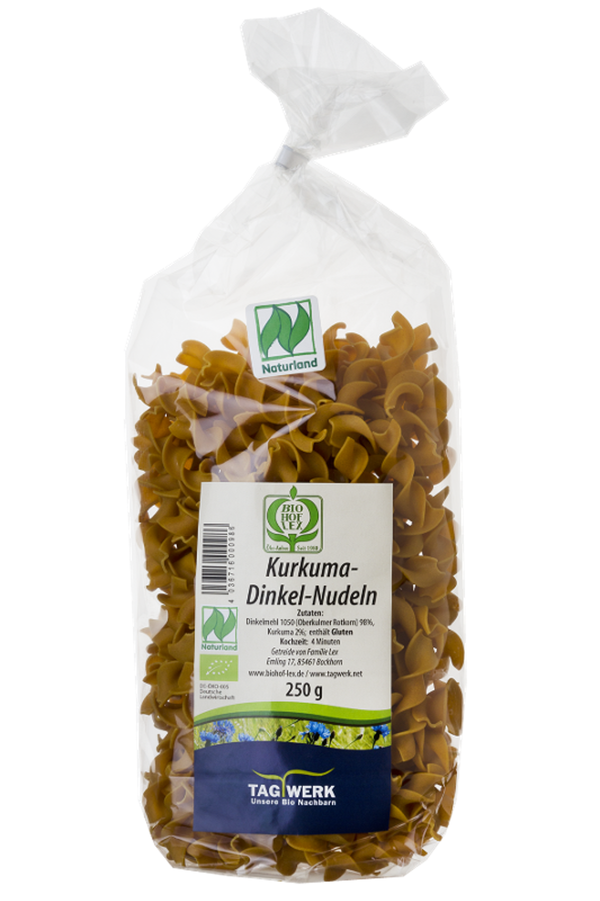 Produktfoto zu Kurkuma Dinkelnudeln