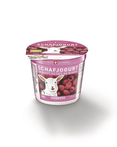 Produktfoto zu Schafmilchjoghurt Himbeere
