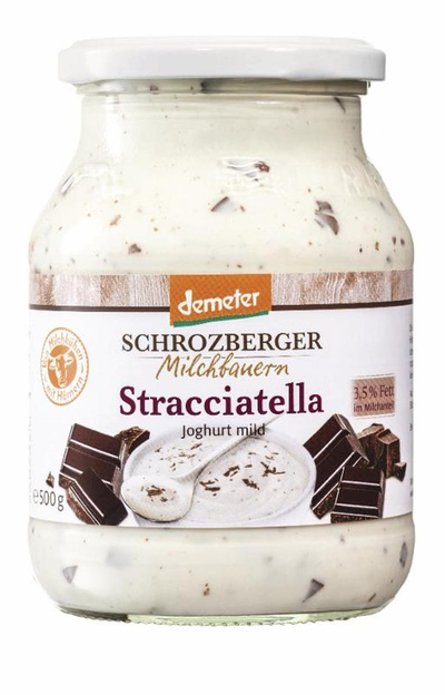 Produktfoto zu Joghurt Glas Stracciatella