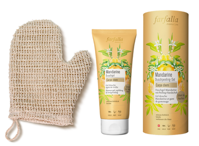 Produktfoto zu Set Mandarine Duschpeeling-Set