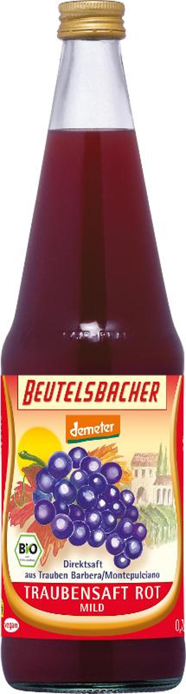 Produktfoto zu Traubensaft rot 0,7 Liter