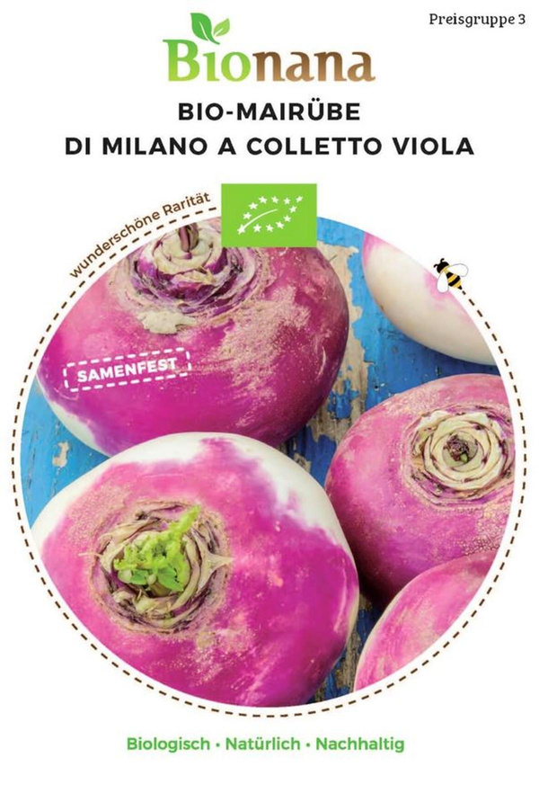 Produktfoto zu Saatgut Mairübe Di Milano a Coletto viola