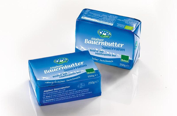 Produktfoto zu Allgäuer Bauernbutter Sauerrahm