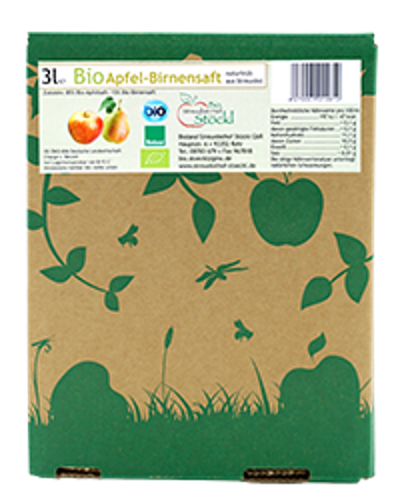 Produktfoto zu Apfel Birnensaft Bag in Box