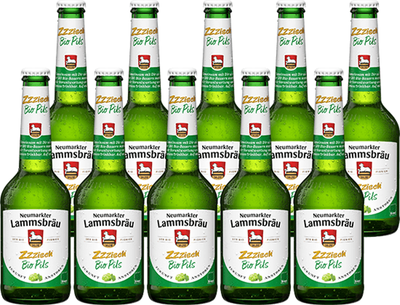 Produktfoto zu Lammsbräu Edelpils Zzzzisch 10 x 0,33 l
