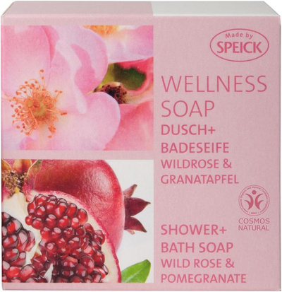 Produktfoto zu Dusch- und Badeseife Wildrose & Granatapfel