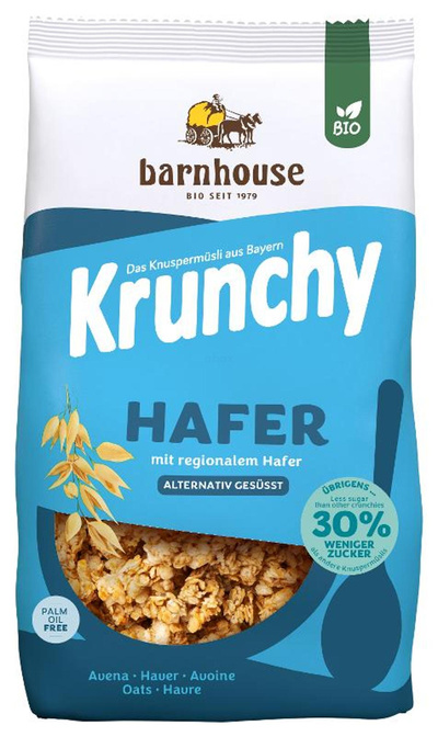 Produktfoto zu Krunchy Hafer weniger Zucker