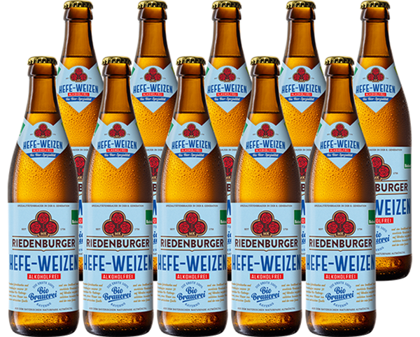 Produktfoto zu Riedenburger Hefe-Weizen alkoholfrei Kasten