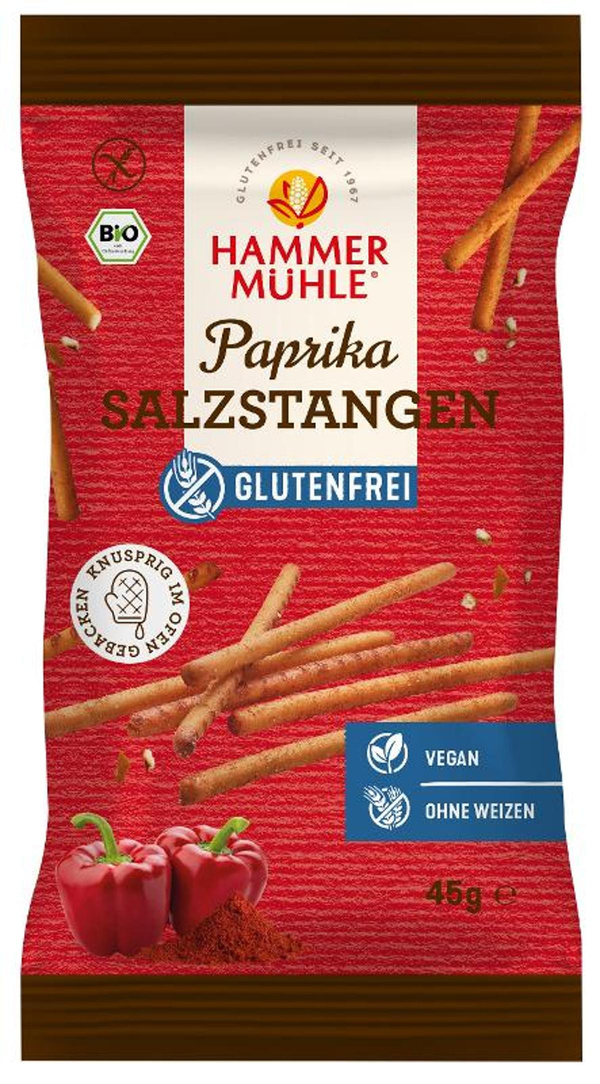 Produktfoto zu Paprika Salzstangen