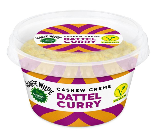 Produktfoto zu Cashew Dattel Curry Creme