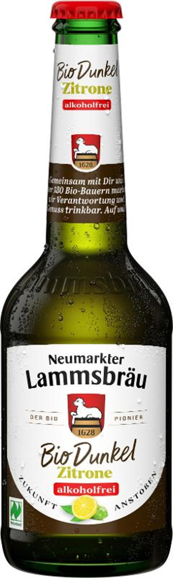 Produktfoto zu Dunkel & Pure Zitrone alkoholfrei 0,33 l