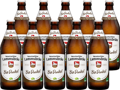 Produktfoto zu Lammsbräu Dunkel 10 x 0,5 l
