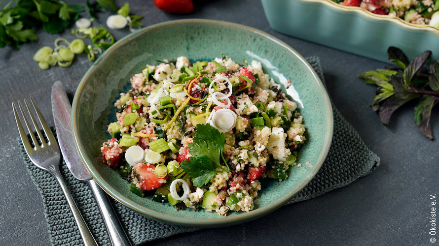 Rezeptbild für Erdbeer Tabouleh