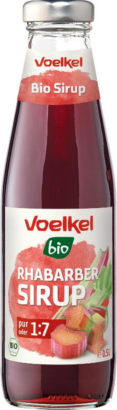 Produktfoto zu Sirup Rhabarber 0,5 l