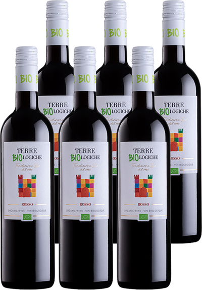 Produktfoto zu Vino Rosso Terre Biologiche 6 x 0,75 Liter