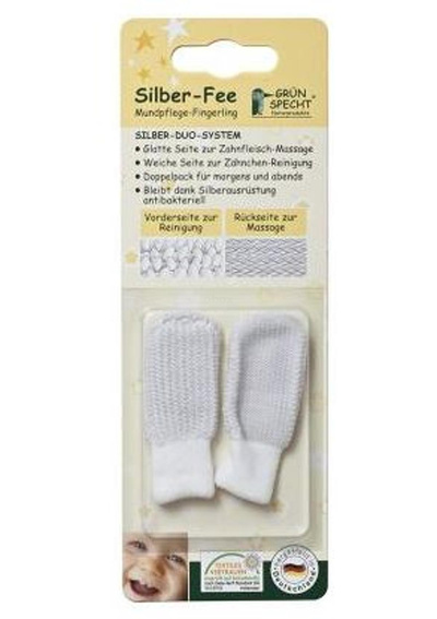 Produktfoto zu Mundpflegefingerling Silber-Fee