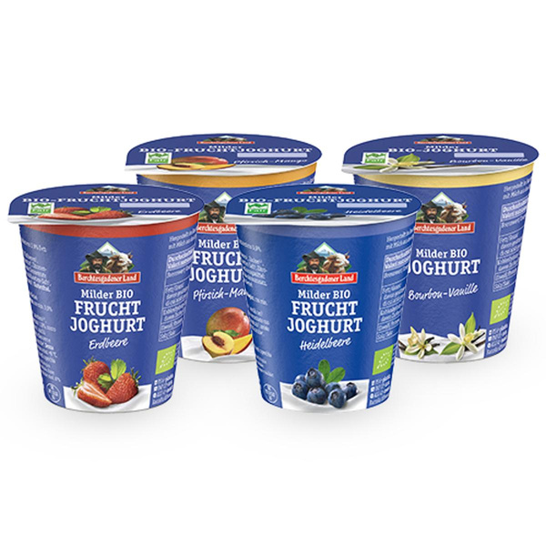 Produktfoto zu Joghurt Becher Frucht-4er-Kombi