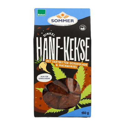 Produktfoto zu Hanf-Schoko Dinkelkekse