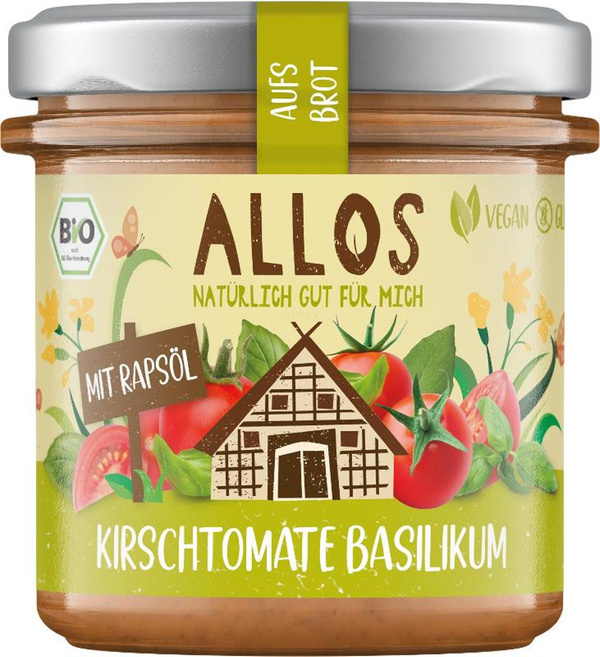 Produktfoto zu Aufs Brot Kirschtomate Basilikum