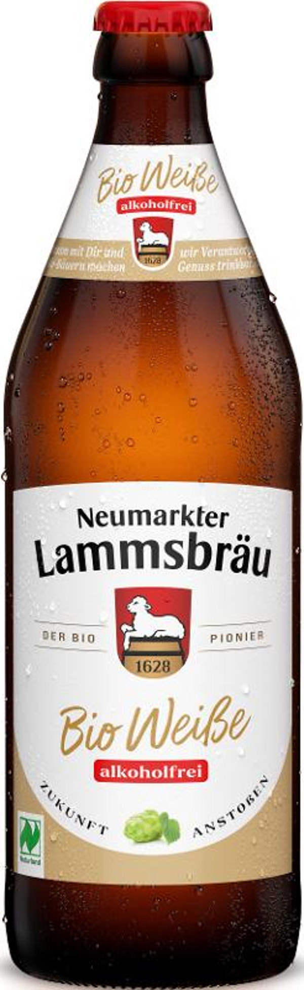 Produktfoto zu Lammsbräu Weiße alkoholfrei 0,5 l