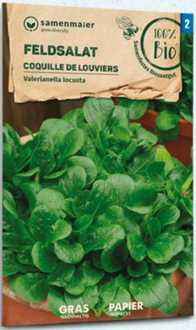 Produktfoto zu Saatgut Feldsalat