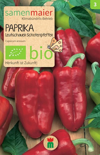 Produktfoto zu Saatgut Paprika Leutschauer Schotenpfeffer