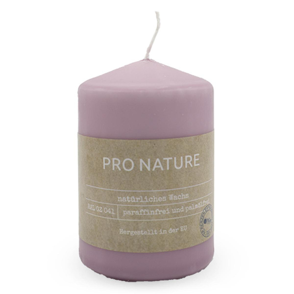 Produktfoto zu Kerze Stearin Flieder