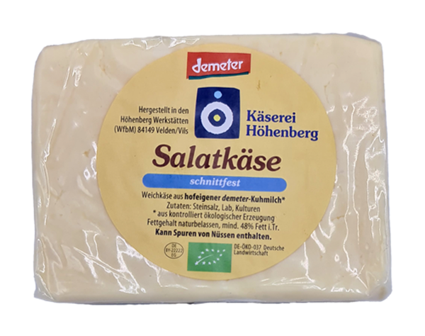 Produktfoto zu Höhenberger Salatkäse Feta-Art