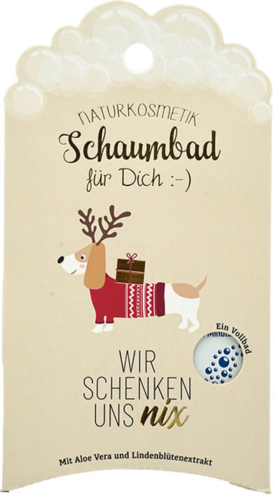 Produktfoto zu Schaumbad für Dich, wir schenken uns nix