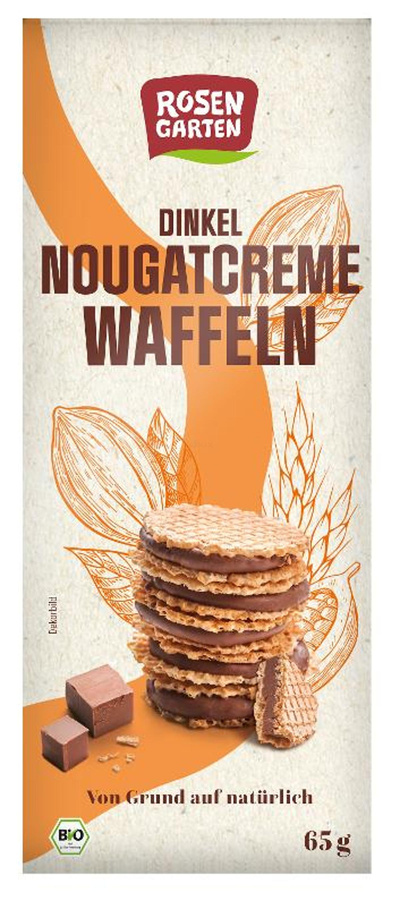 Produktfoto zu Dinkel Nougatcreme Waffeln