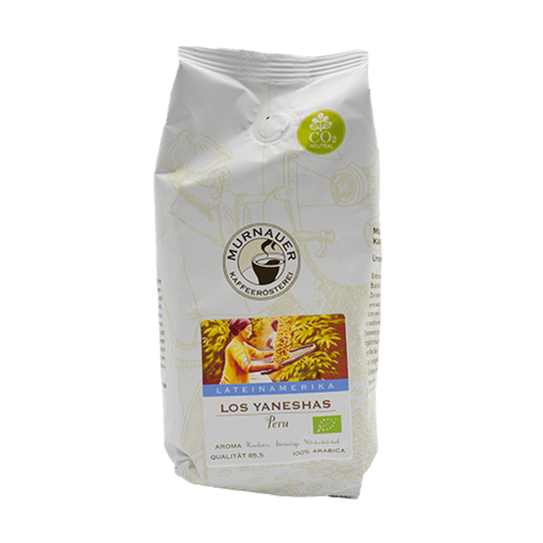 Produktfoto zu Kaffee Los Yaneshas Peru ganze Bohne