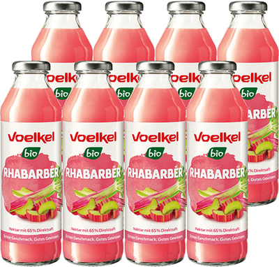 Produktfoto zu Rhabarber Nektar 8 x 0,5 l