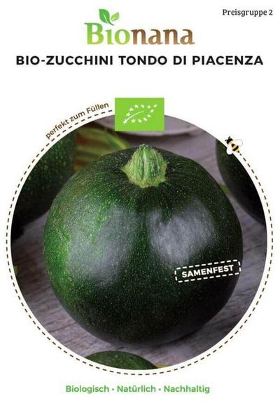 Produktfoto zu Saatgut Zucchini Tondo di Piacenza
