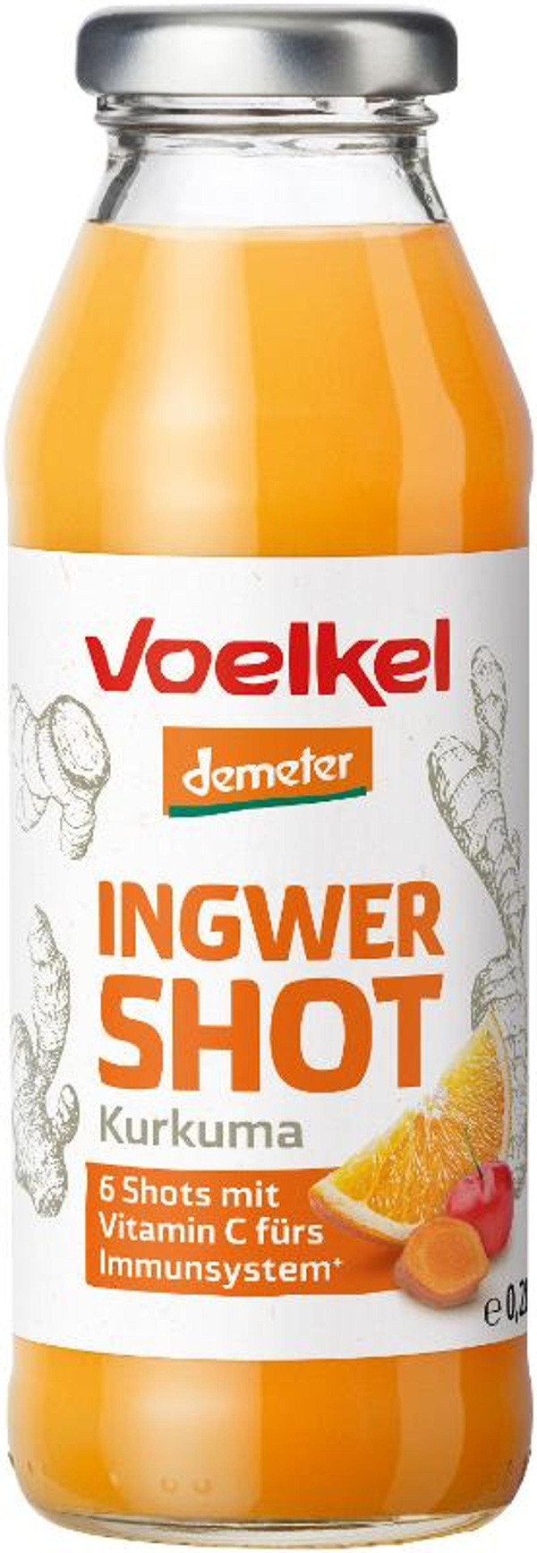Produktfoto zu Ingwer Shot Kurkuma 0,28 l