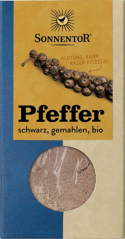 Produktfoto zu Pfeffer schwarz gemahlen