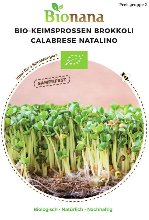Produktfoto zu Saatgut Keimsprossen Brokkoli