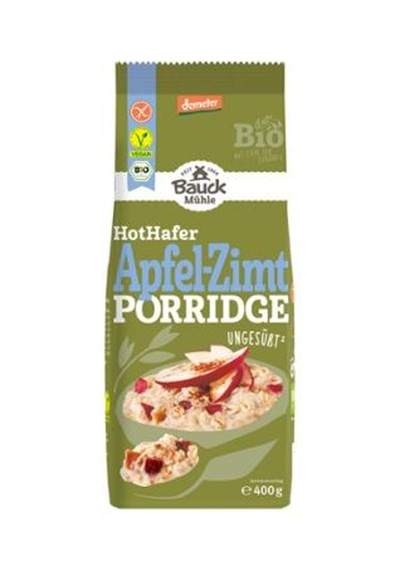 Produktfoto zu Hot Haferbrei Apfel-Zimt glutenfrei