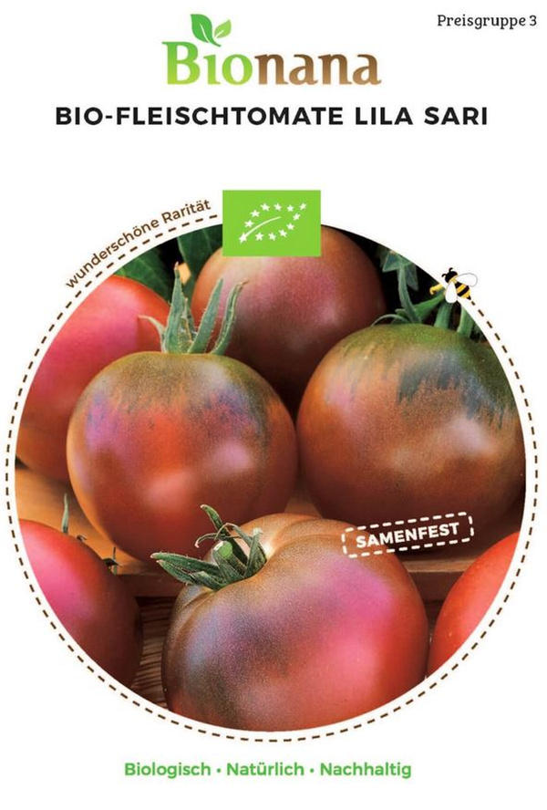 Produktfoto zu Saatgut Fleischtomate lila Sari