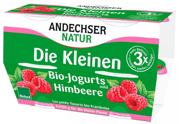 Produktfoto zu Die kleinen Biojoghurts Himbeere