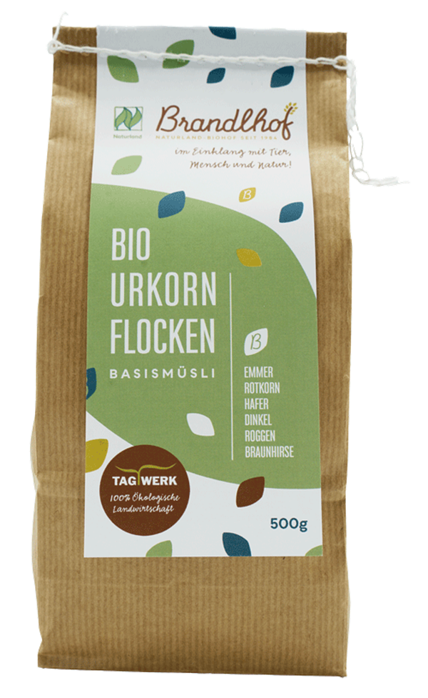 Produktfoto zu Urkorn Flocken Basismüsli