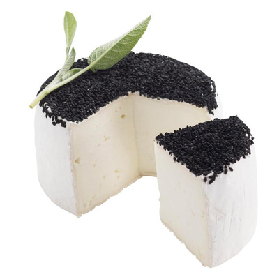 Produktfoto zu Schafsbrie Schwarzkümmel Stück