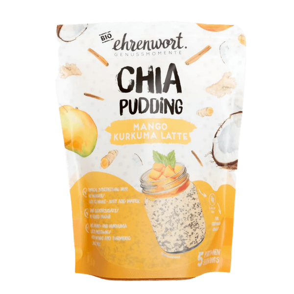 Produktfoto zu Chia Pudding Mango Kurkuma Latte