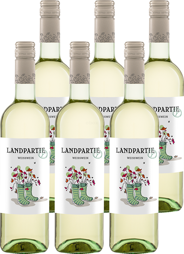Produktfoto zu Weißwein Landpartie 6 x 0,75 l