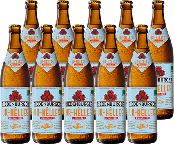 Produktfoto zu Riedenburger alkoholfrei 10 x 0,5 l